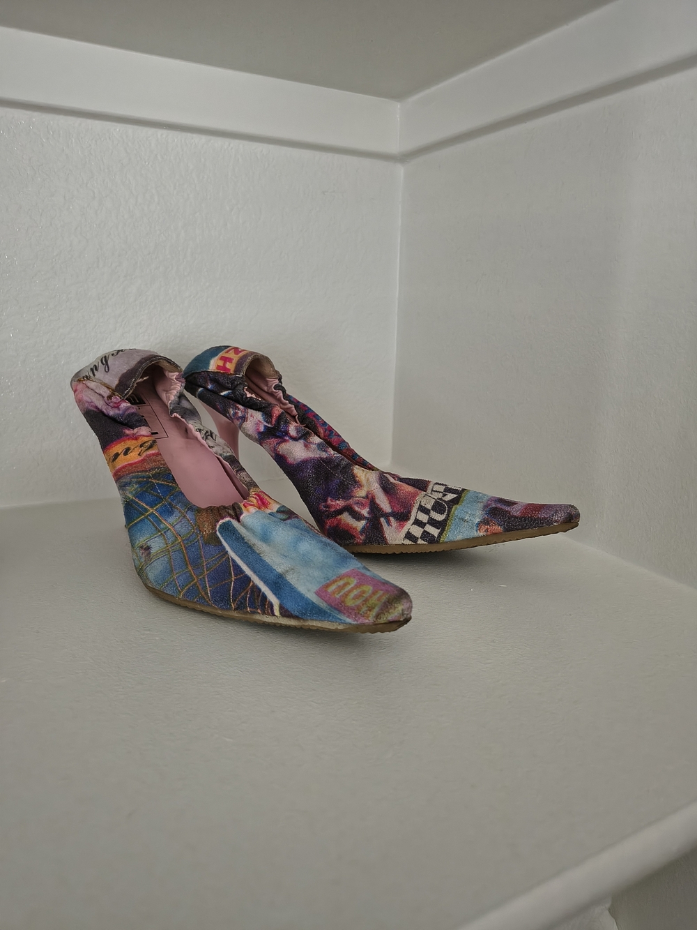 Collage Print Pumps - Picture 2 of 7